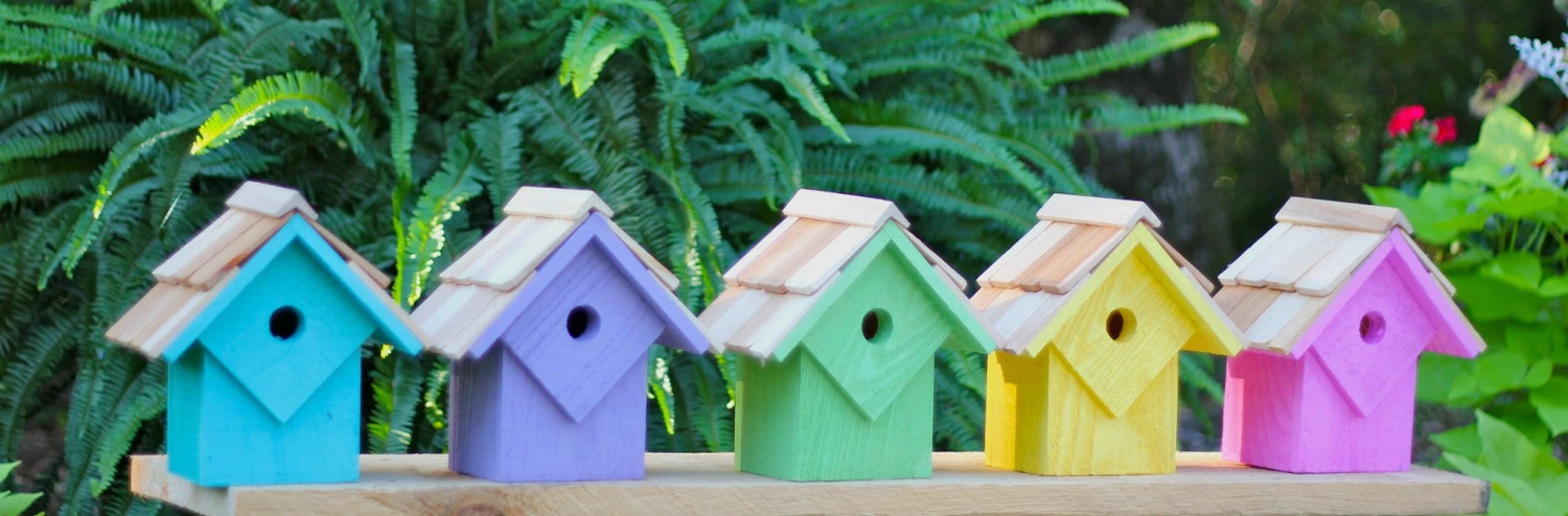 Bird Houses Heartwood Summer Home Bird House, 5pk 2 Bird Houses Heartwood Summer Home Bird House, 5pk