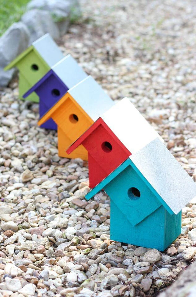 Bird Houses Heartwood Summer Home Bird House, 5pk 3 Bird Houses Heartwood Summer Home Bird House, 5pk
