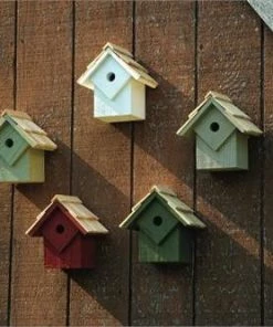 Bird Houses Heartwood Summer Home Bird House, 5pk