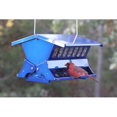 Woodlink / Audubon Electric Blue Absolute® II Squirrel-Resistant Feeder 1 Woodlink / Audubon Electric Blue Absolute® II Squirrel-Resistant Feeder