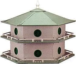 Heath Mfg. Co Purple Martin Houses Heath Aluminum 12-Room Deluxe Martin House 1 Heath Mfg. Co Purple Martin Houses Heath Aluminum 12-Room Deluxe Martin House