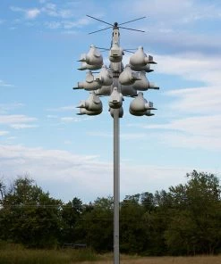 Purple Martin Deluxe Gourd Rack System With 18 Troyer Gourds Purple Martin Houses