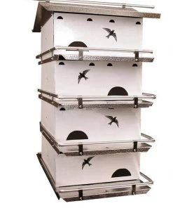 Birds Choice Waters Edge 4 Floor-8 Room Suites Purple Martin House