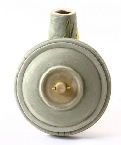 Birds Choice Hand-Crafted Glazed Clay Butterfly Birdbath Bird Baths