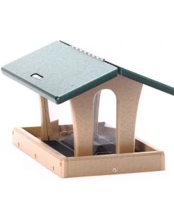 Bird Feeders Birds Choice Recycled 3 Quart 4 Sided Hopper Feeder