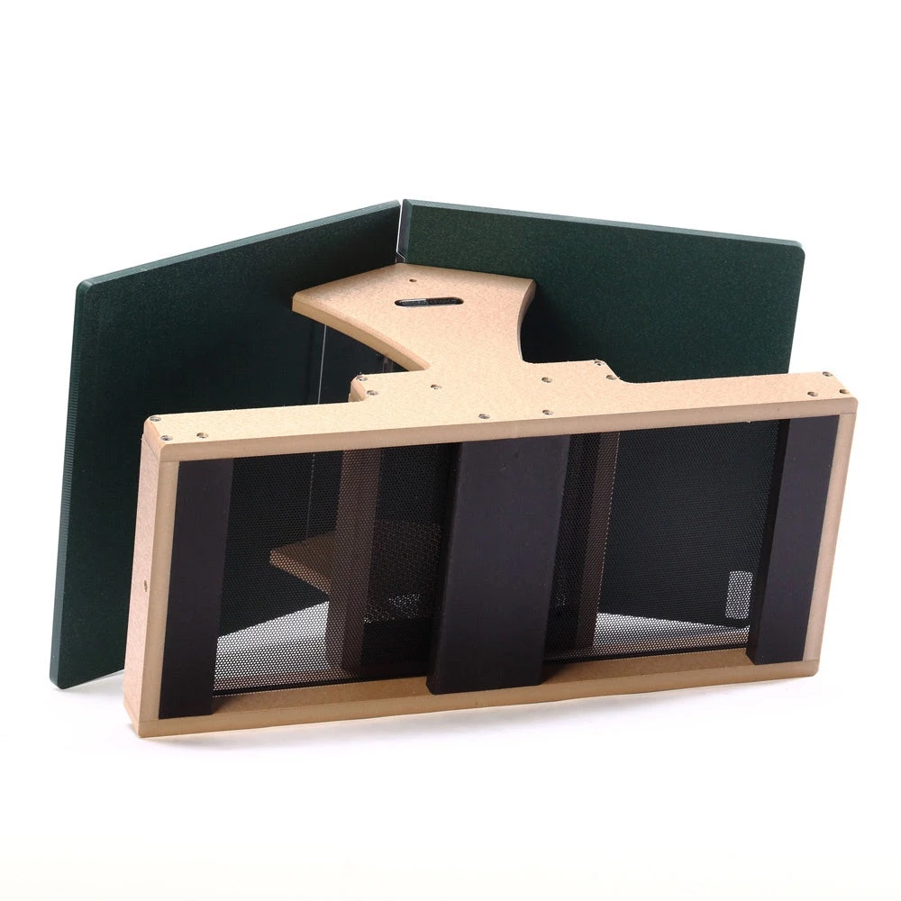 Birds Choice Recycled Double Decker Hopper Platform Bird Feeder 4 Birds Choice Recycled Double Decker Hopper Platform Bird Feeder